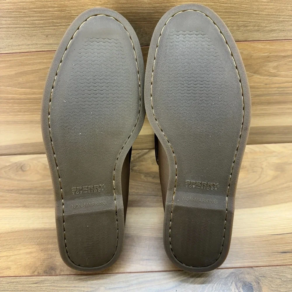 Sperry Gold Cup Boat Dock Loafers Mens 11 M Brown Leather Beach Travel Resort